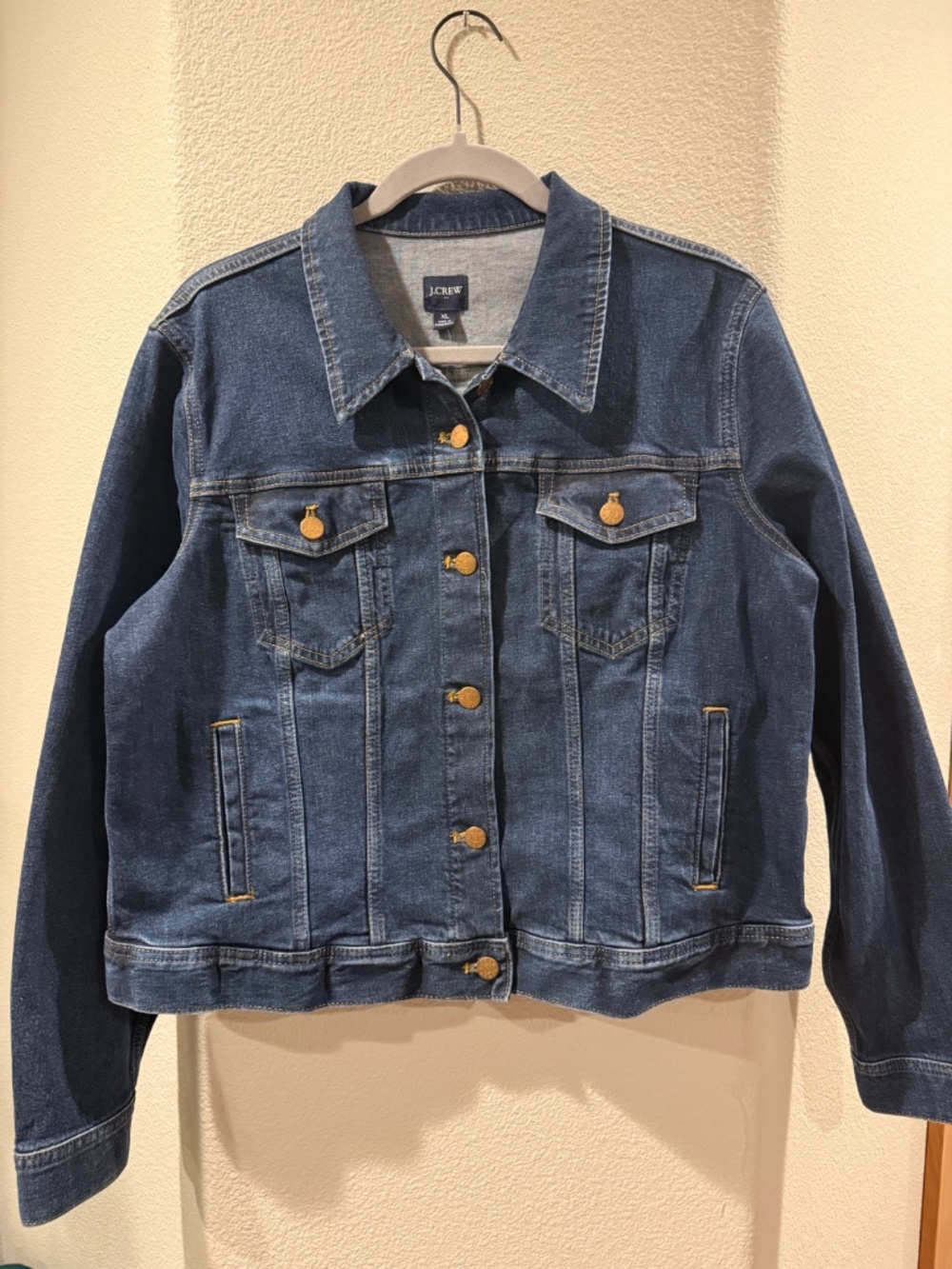 NWT J Crew Denim Jacket - Size XL